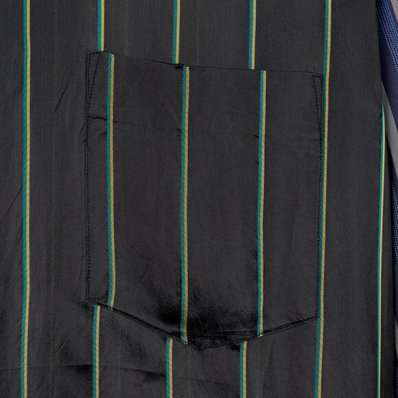Comme des Garçons Shirt Black Multi-Colour Stripe Button Up - Picture 8 of 12